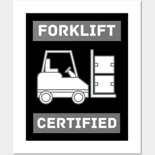 Forklift Certified Meme Posters and Art